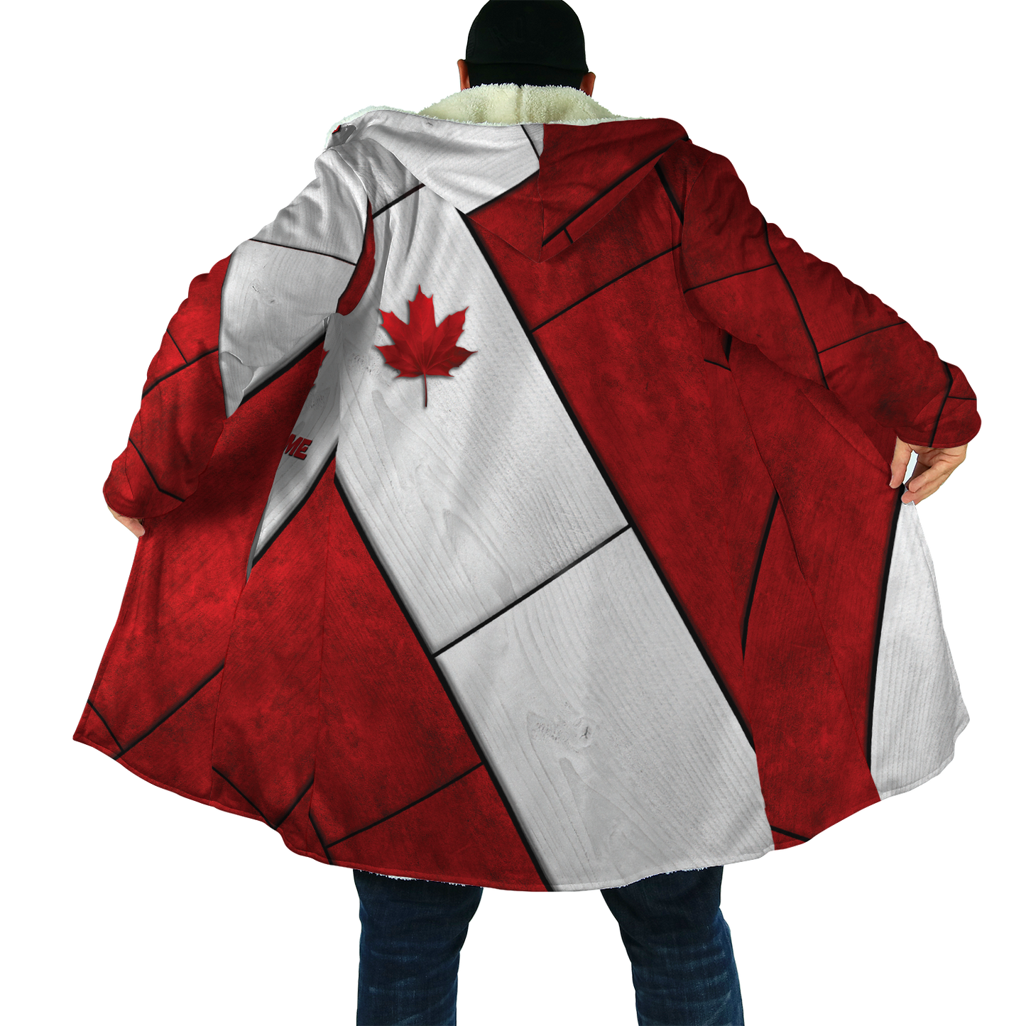 Canada Day No20 Personalized Name Pullover Premium Unisex Hoodie Maple Leaf