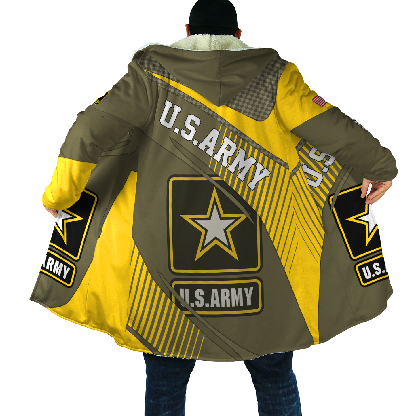 American US Army Personalize 3D All Over Unisex Hoodie