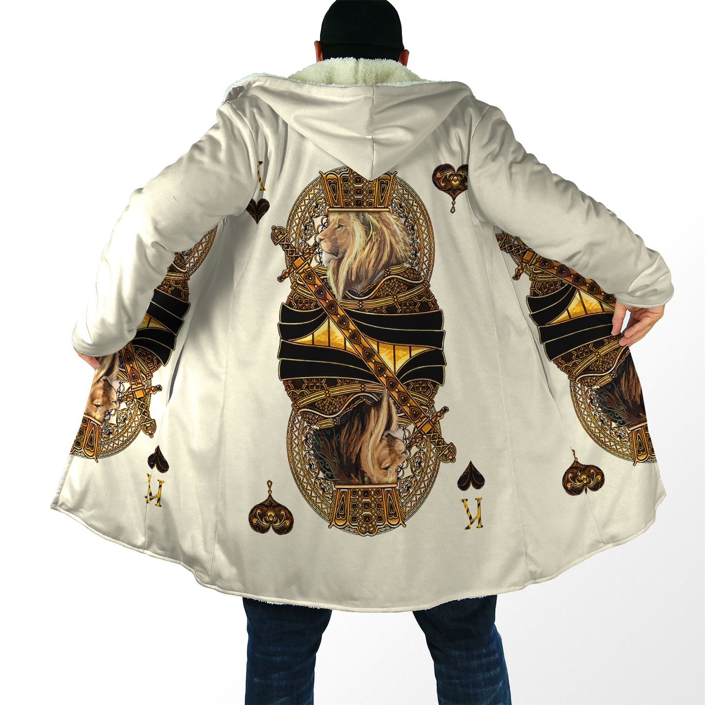 Yellow Alpha King Heart Lion  3D All Over Printed Unisex Shirts