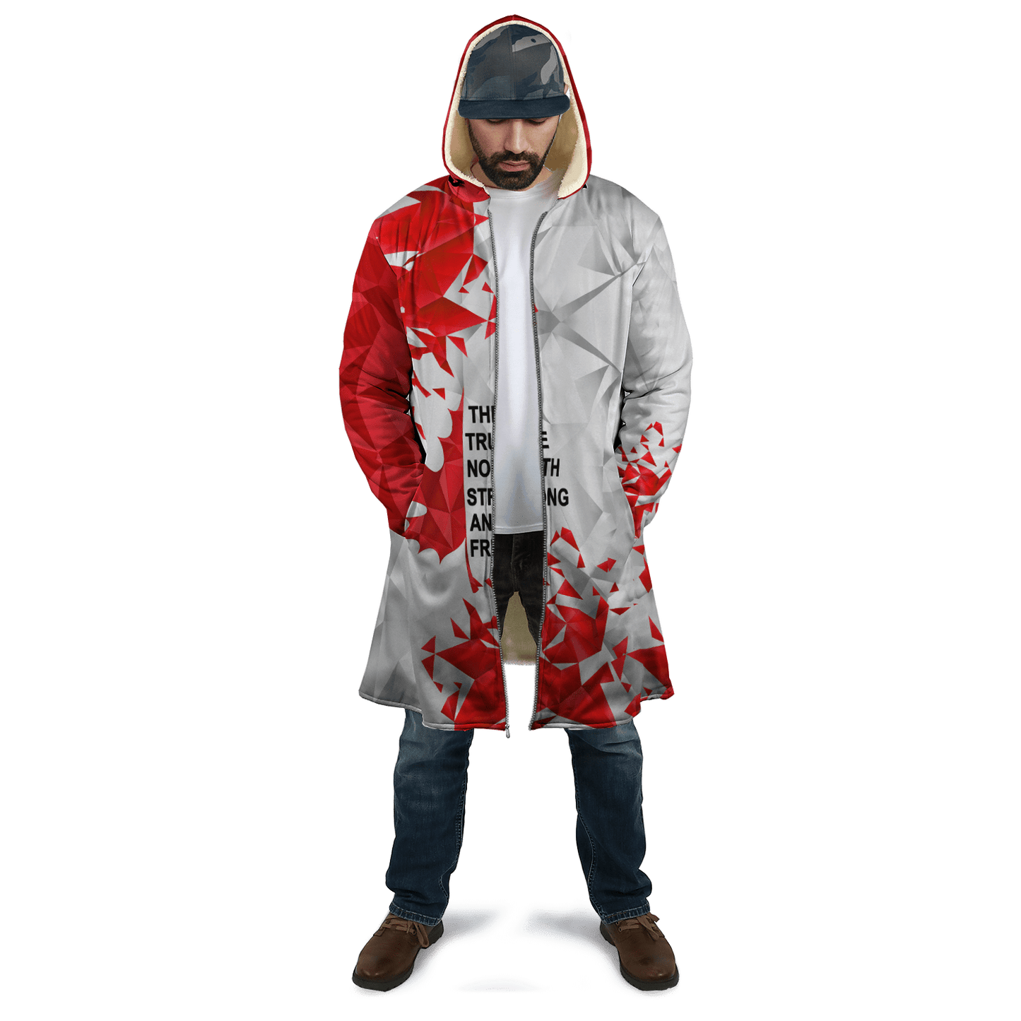 Canada Day No25 Premium Unisex Hoodie Maple Leaf