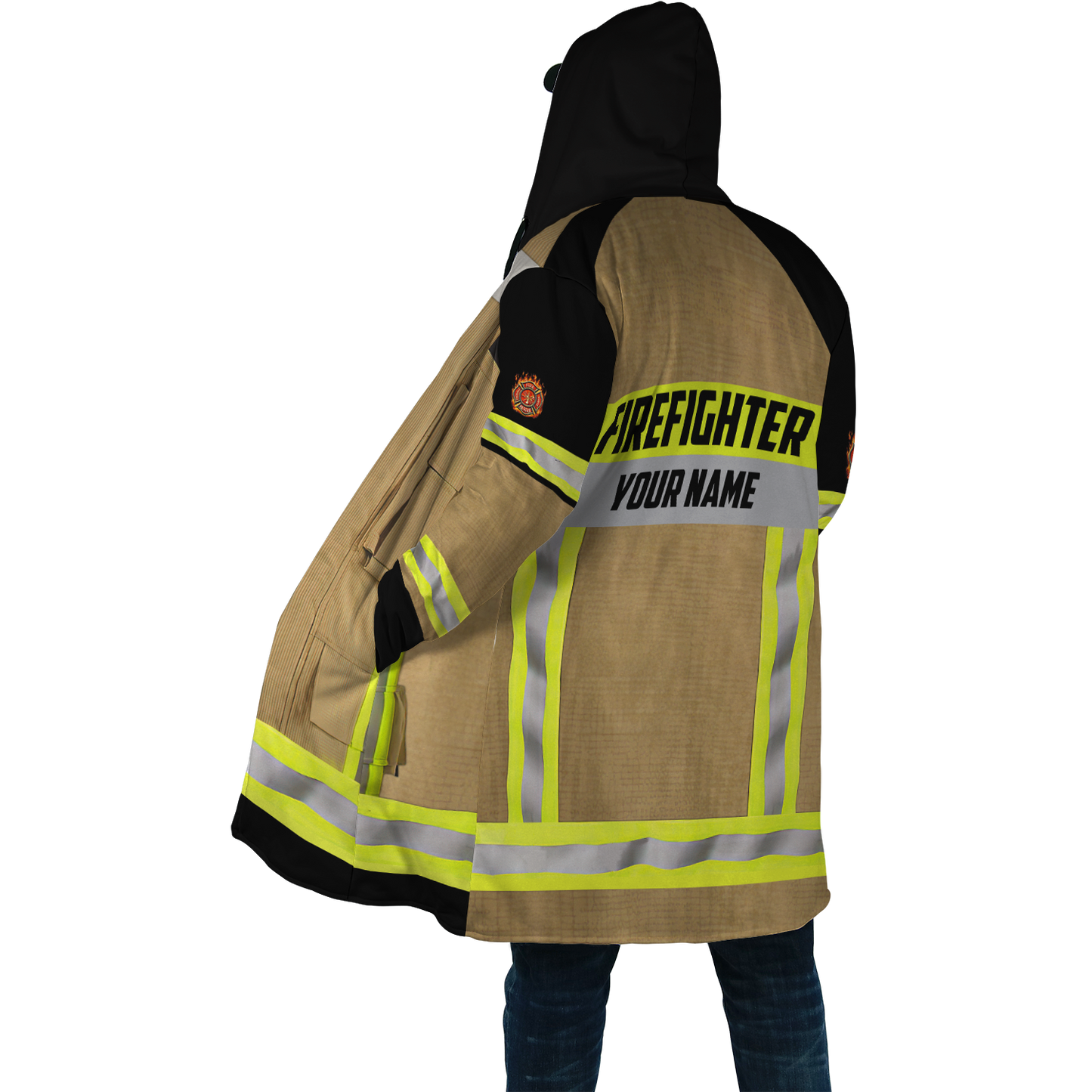 Customize Name Firefighter 3D All Over Printed Unisex Shirts