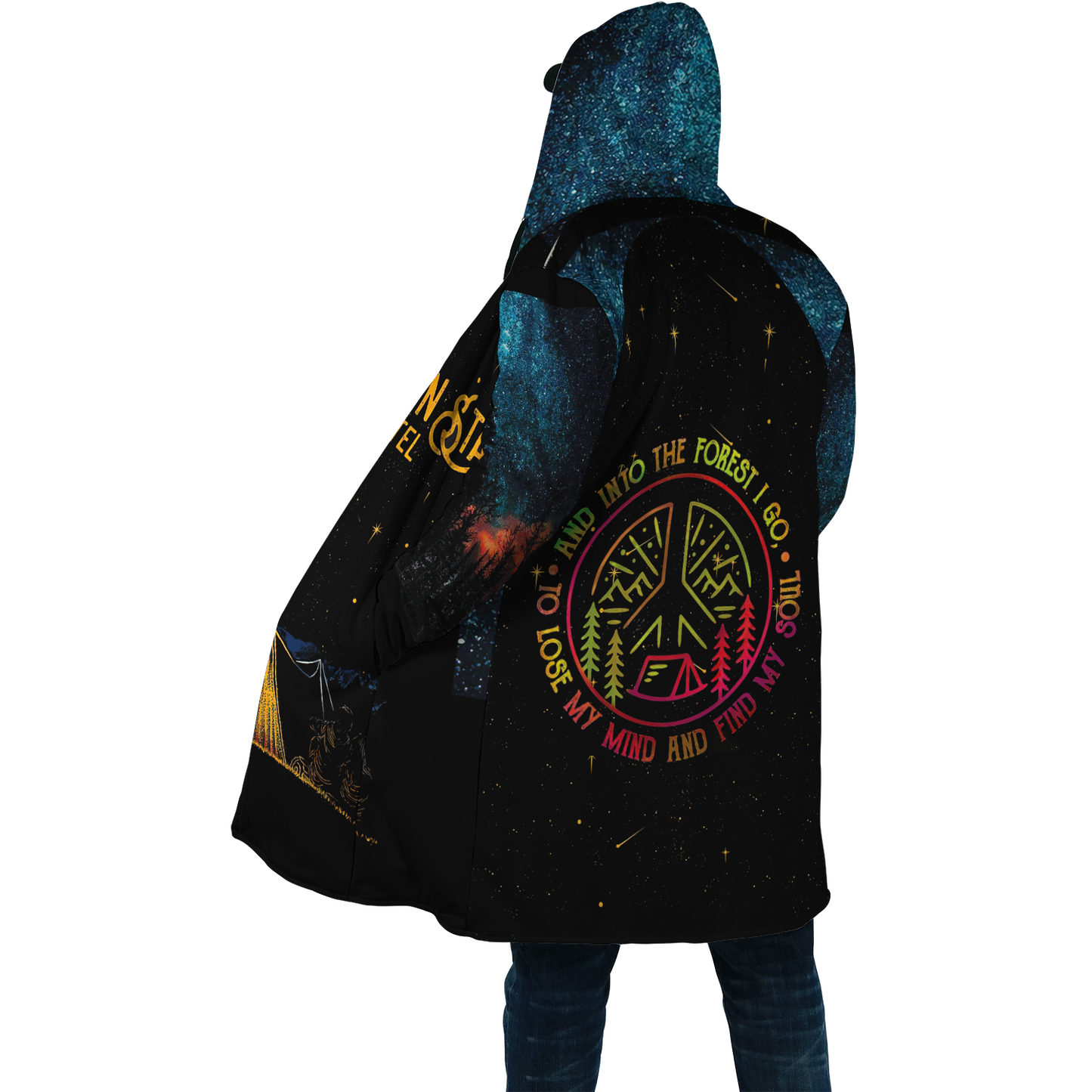 All Over Printed Camping Cloak Billion Star Hotel