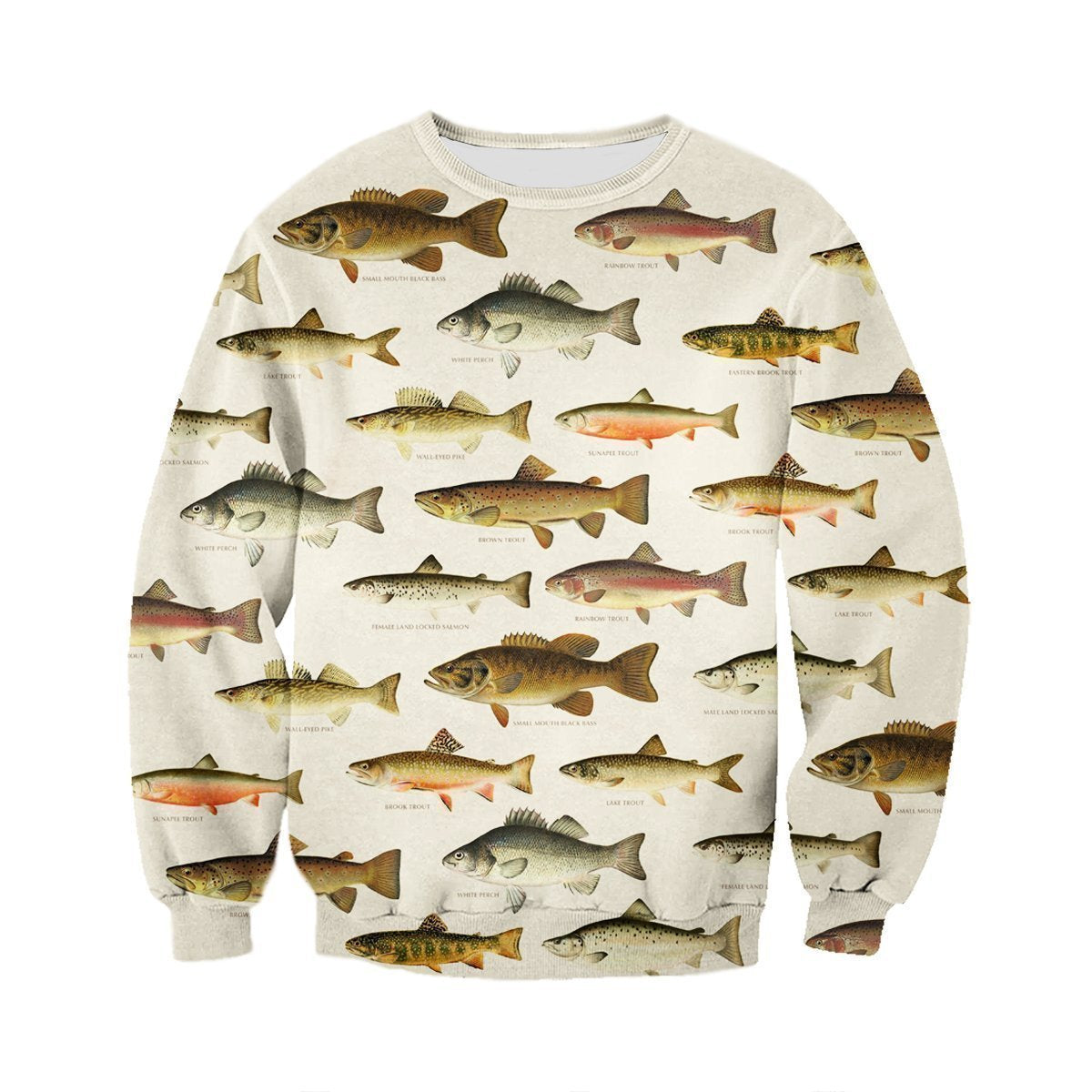 3D All Over Printed North American Fishes Shirts - Amaze Style™-Apparel