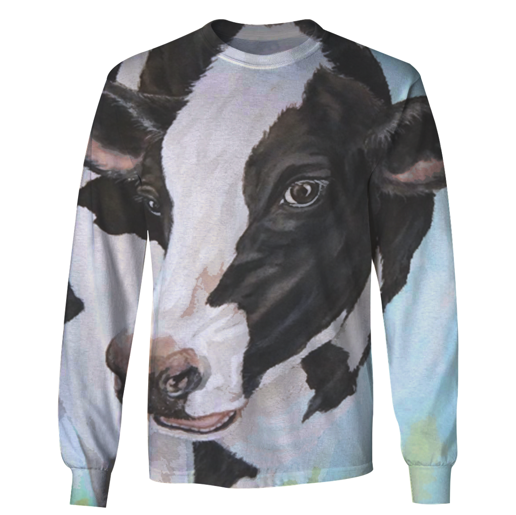 3D All Over Print Cow Painting Hoodie-Apparel-6teenth World-Sweatshirt-S-Vibe Cosy™