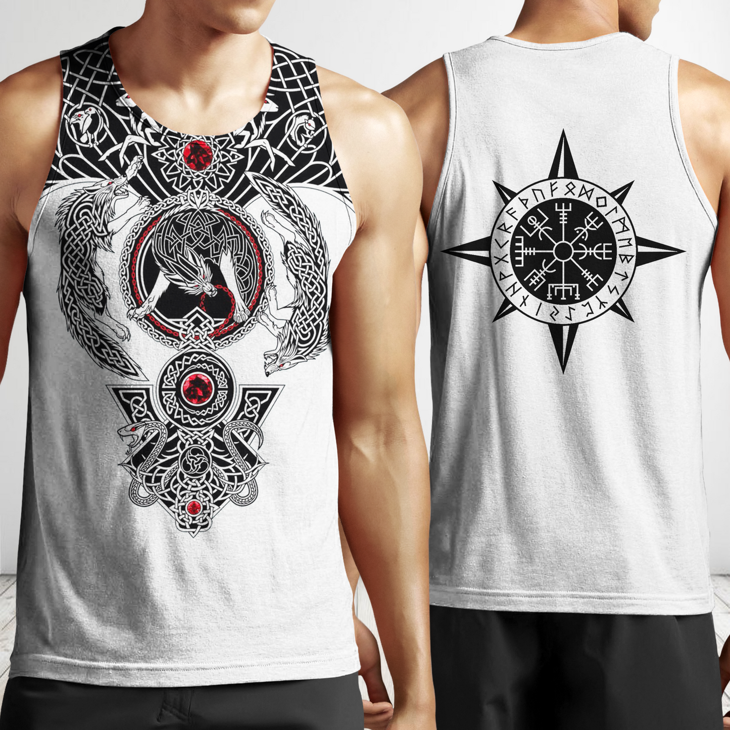 All Over Printed Viking Tattoo Shirts - Amaze Style™-Apparel