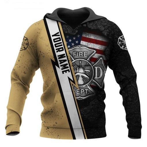 Personalized Name Firefighter 3D All Over Printed Unisex Shirts