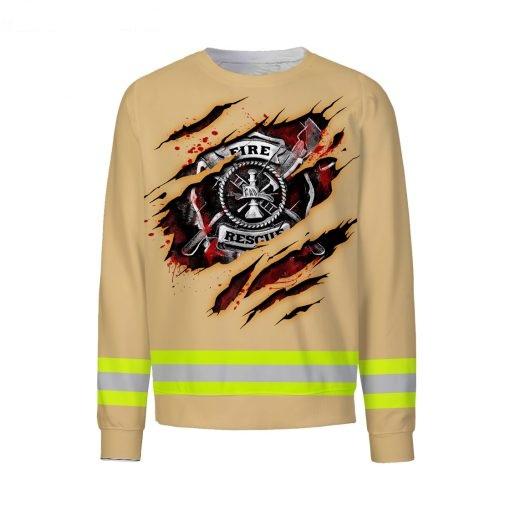 Personalized Name Firefighter 3D All Over Printed Unisex Shirts