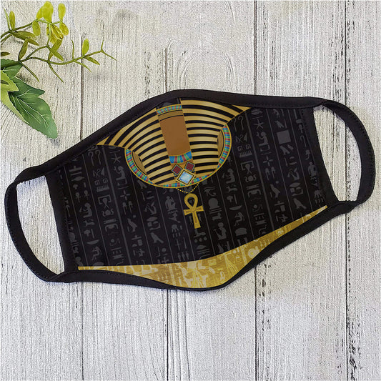 African Pharaoh Pattern Face Mask ML