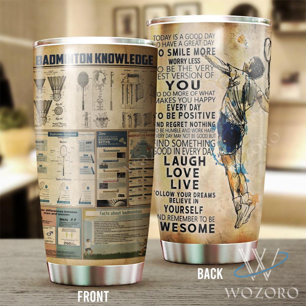 Badminton Knowledge Today Tumbler TA032306 - Amaze Style™-