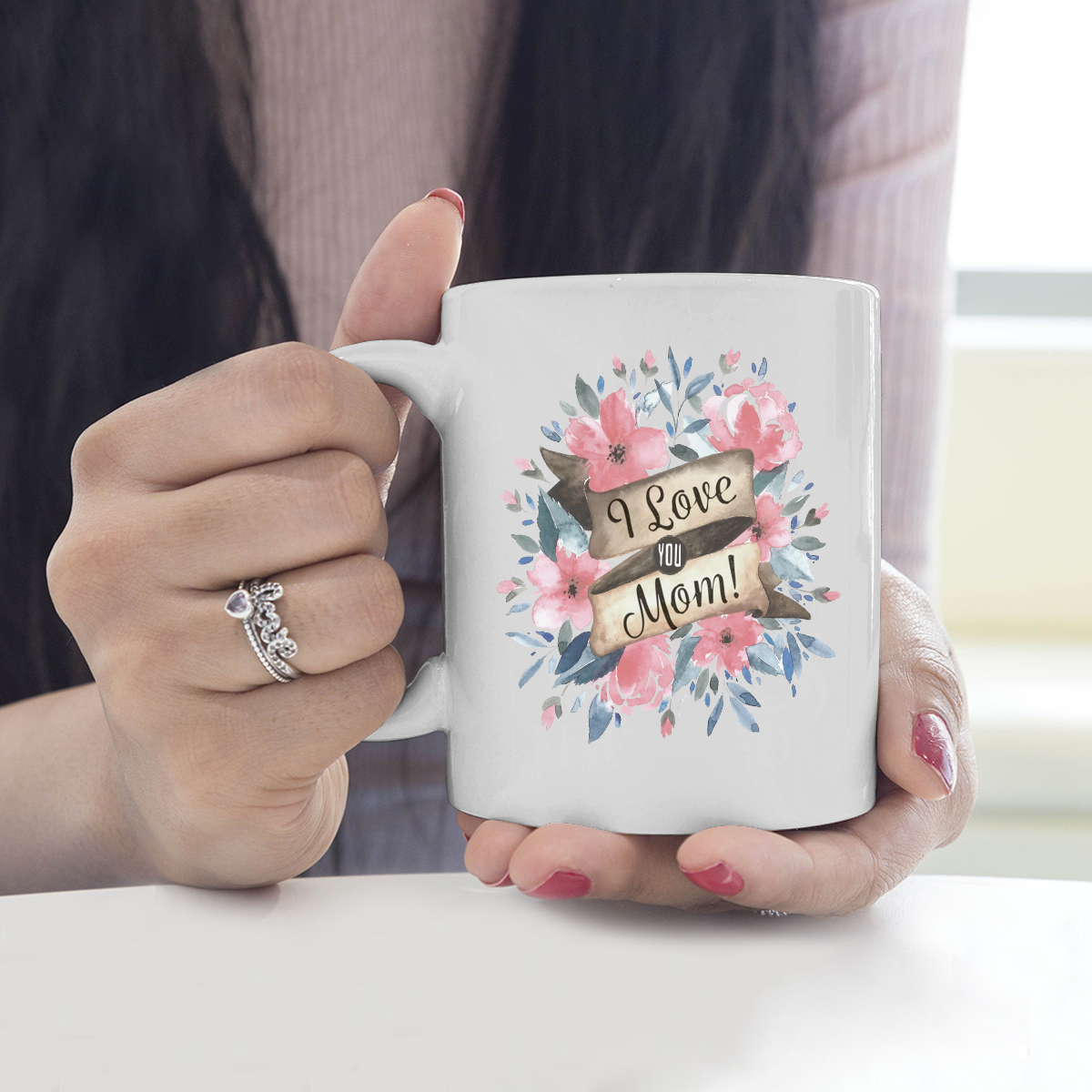 Best Gift For Mother White Mug I Love You