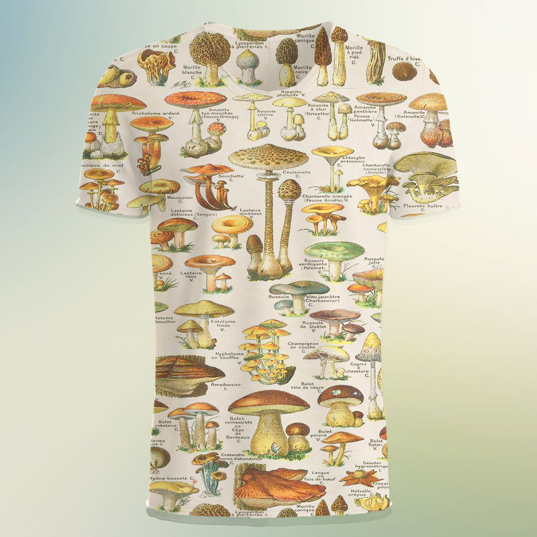 3D All Over Print Champignons Hoodie-Apparel-6teenth World-T-Shirt-S-Vibe Cosy™