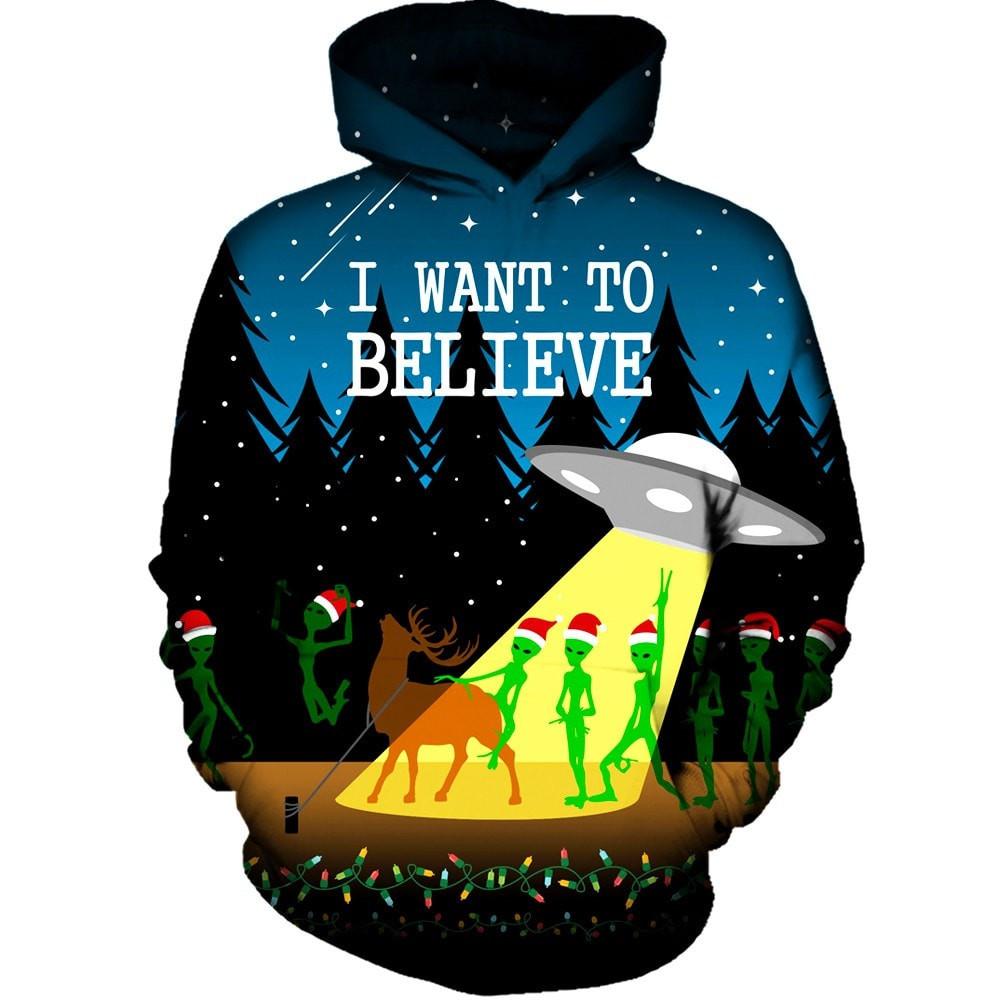 Alien Party Hoodie MP759 - Amaze Style™-Apparel