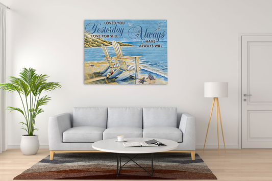 Beach Canvas Loved You Still