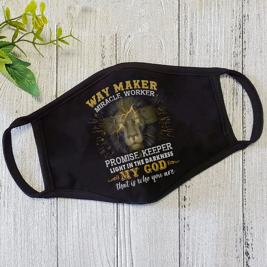 Way Maker Jesus Face Mask TA