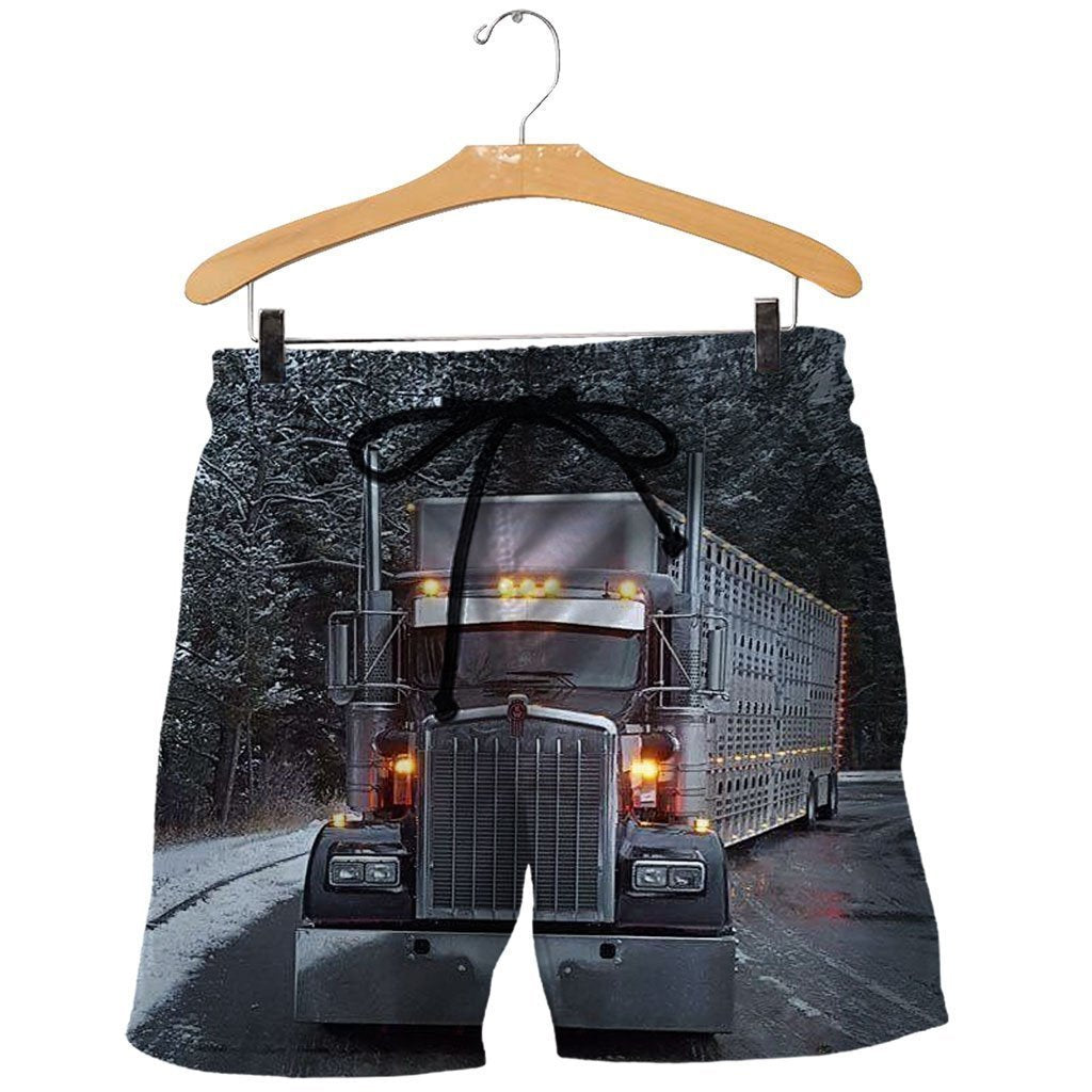 3D All Over Printed Winter Truck Shirts and Shorts-Apparel-6teenth World-SHORTS-S-Vibe Cosy™