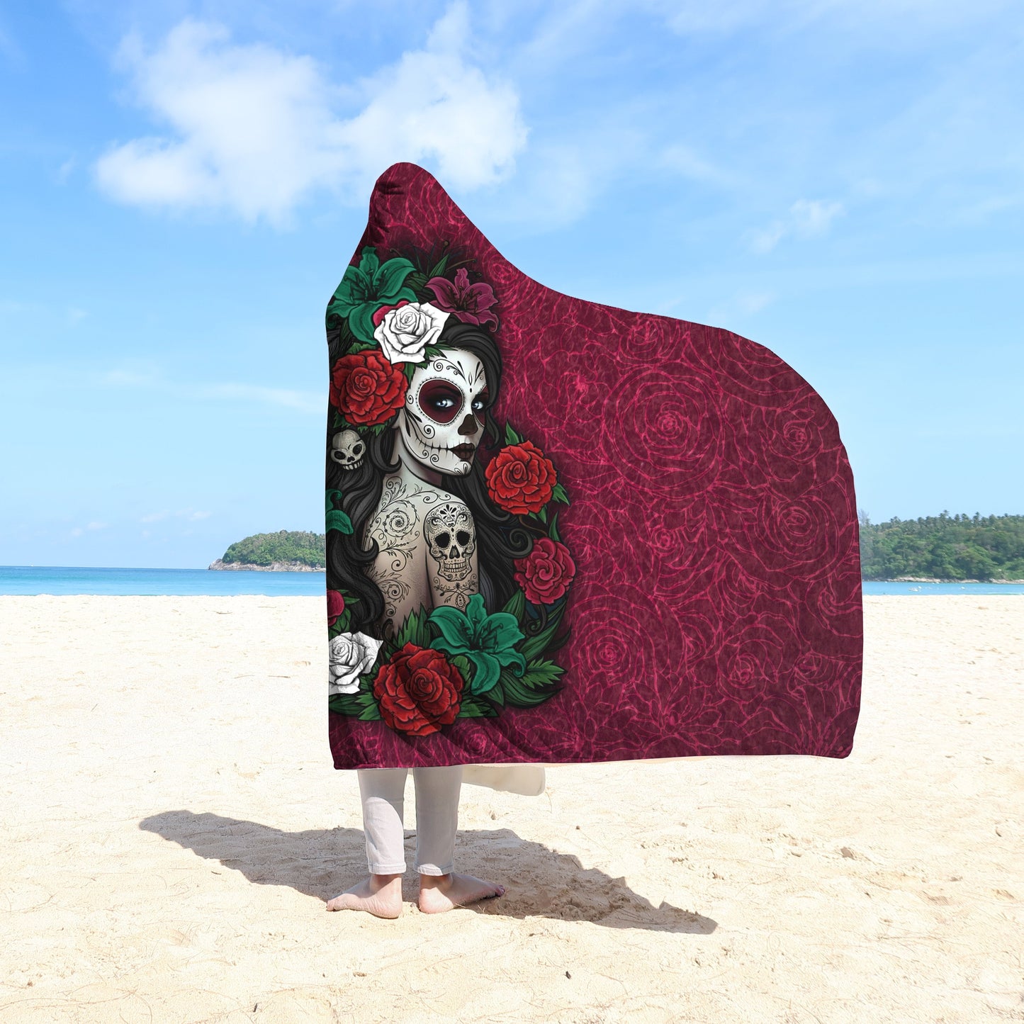 3D All Over Printed Mexican Girl Hooded Blanket MH1208201