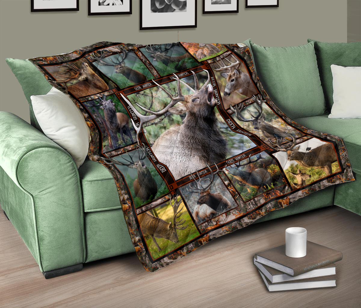 Amazing Great Deer Hunting Quilt