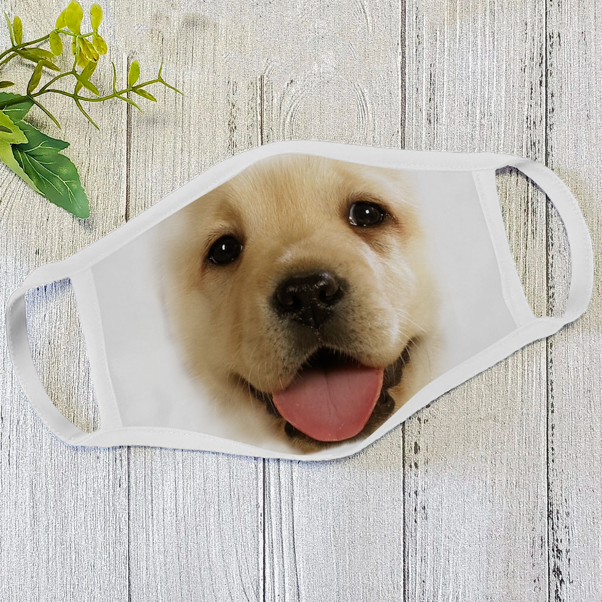 Labrador Retriever Dog Face - Face Mask DL