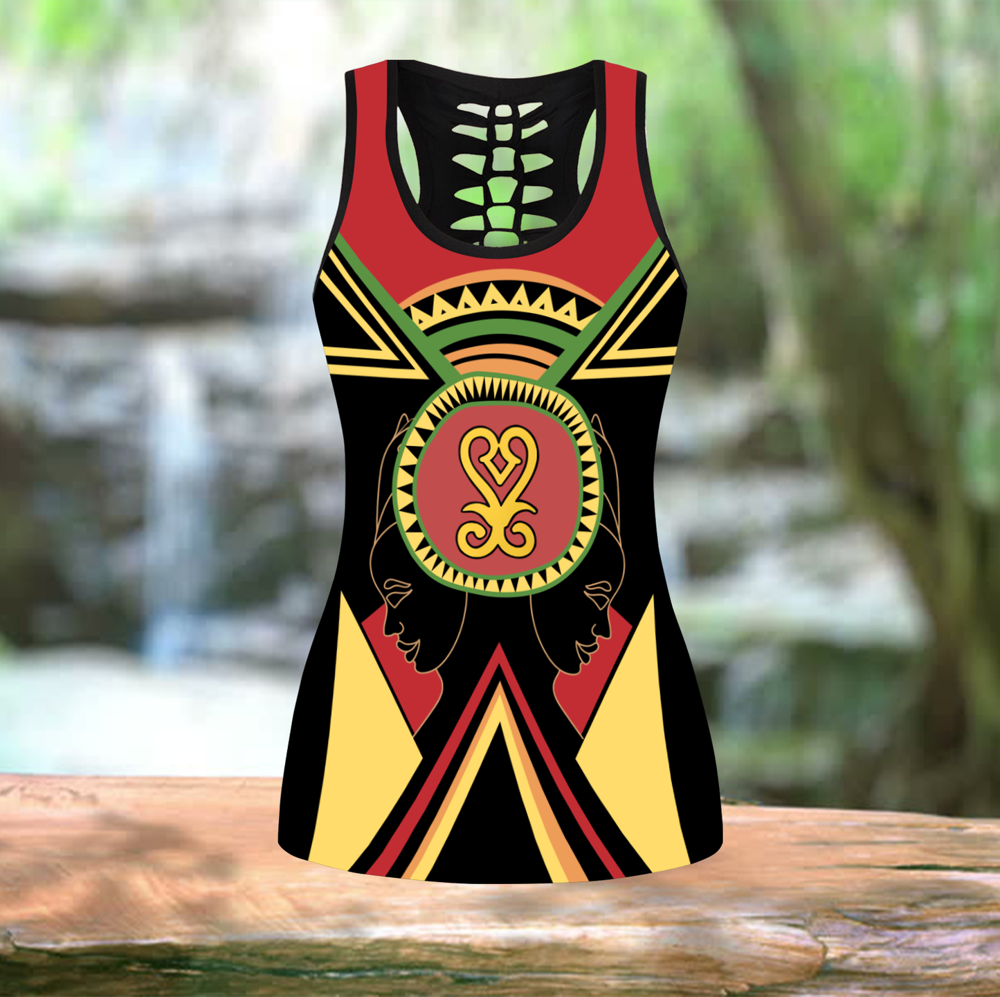 African Zone Adinkra Sankofa Pullover Legging & Tank top