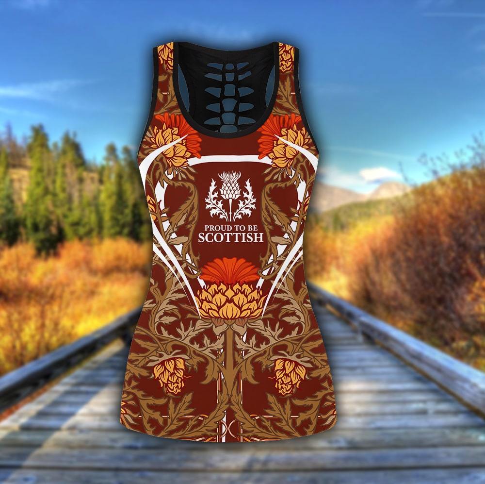 tattoos legging + hollow tank combo AM092004