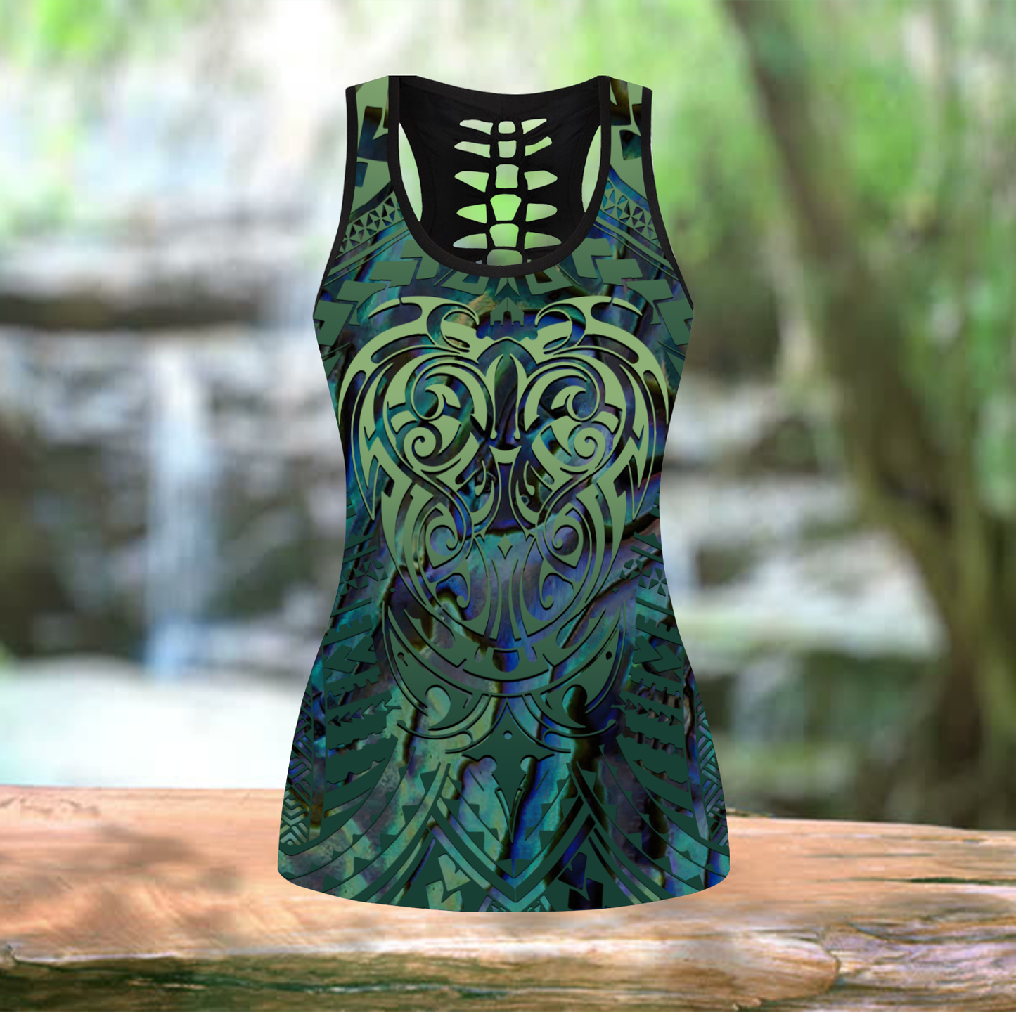 Aotearoa Maori New zealand tank top & leggings outfit for women