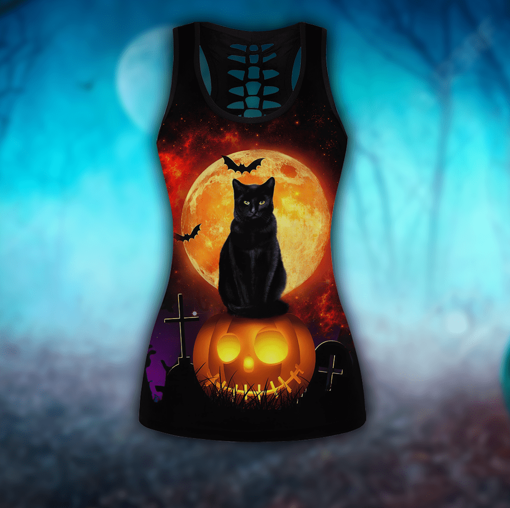 Halloween Black Cat Combo Outfit For Women AM072084-LAM