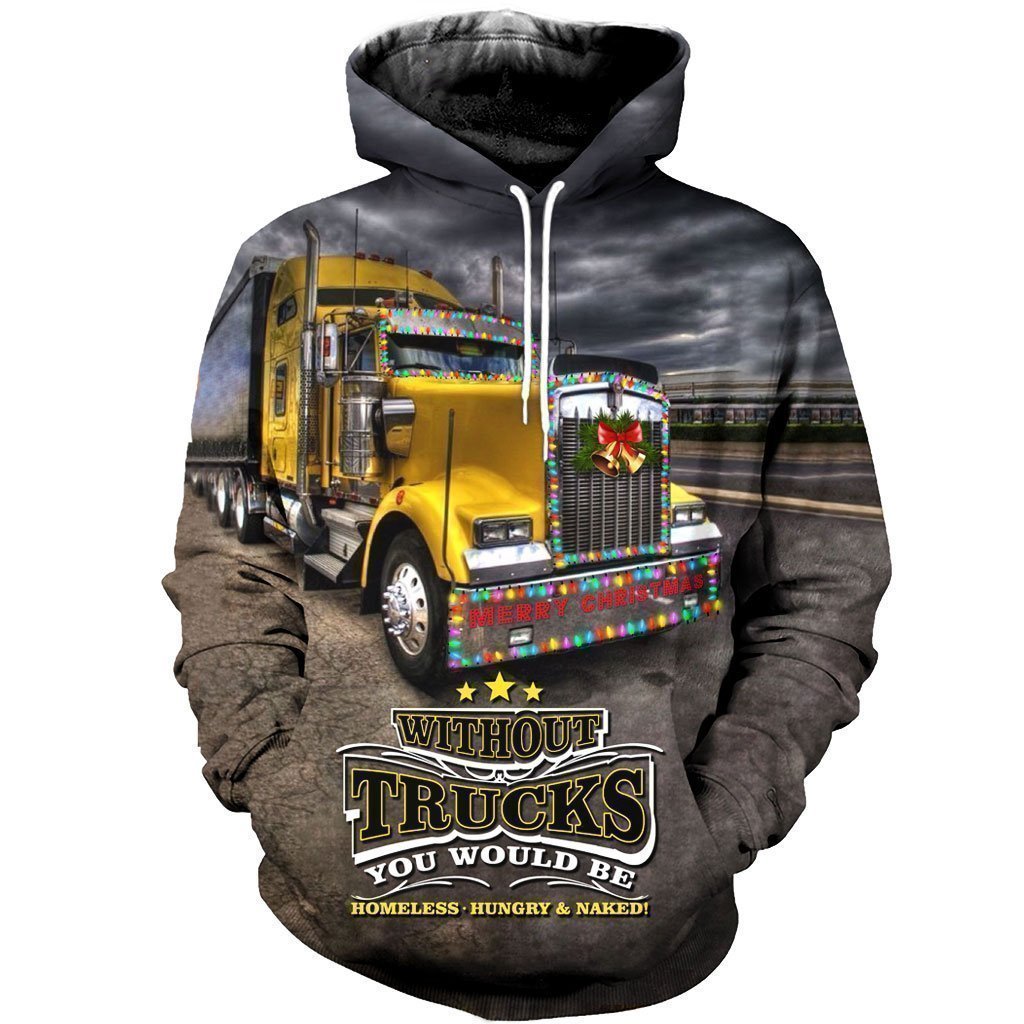 3D All Over Printed Christmas Truck Shirts and Shorts - Amaze Style™-Apparel