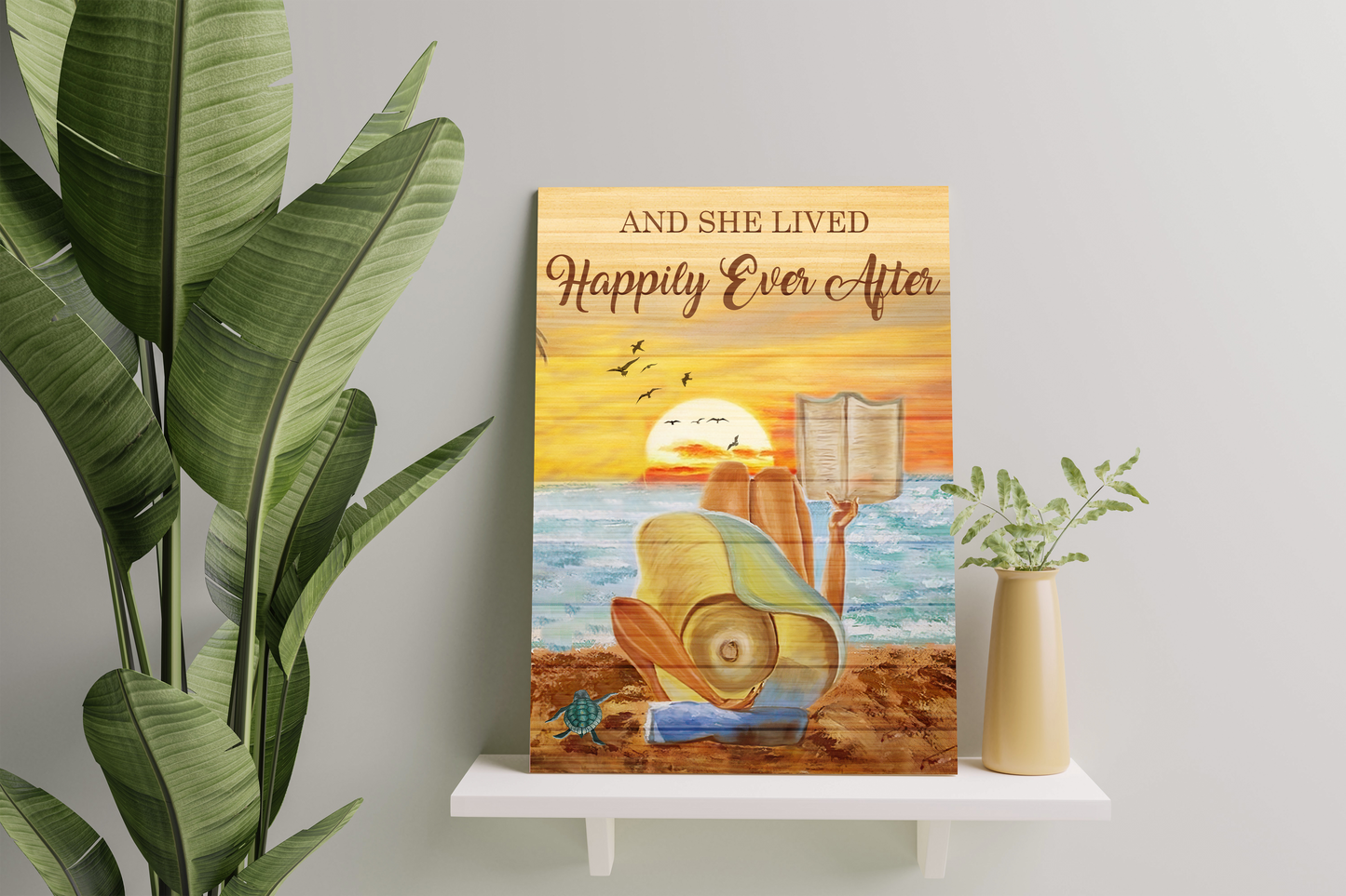 Beach Canvas And She Lived