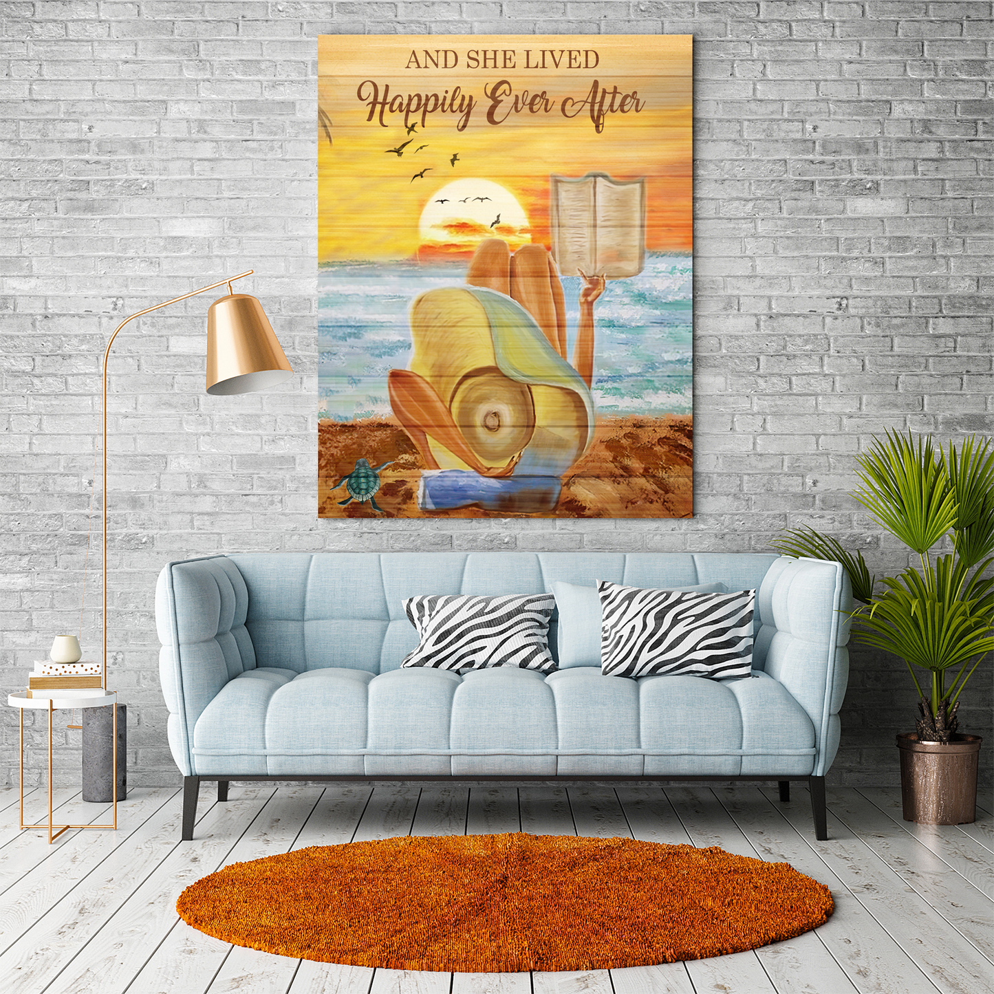 Beach Canvas Happy Ever After