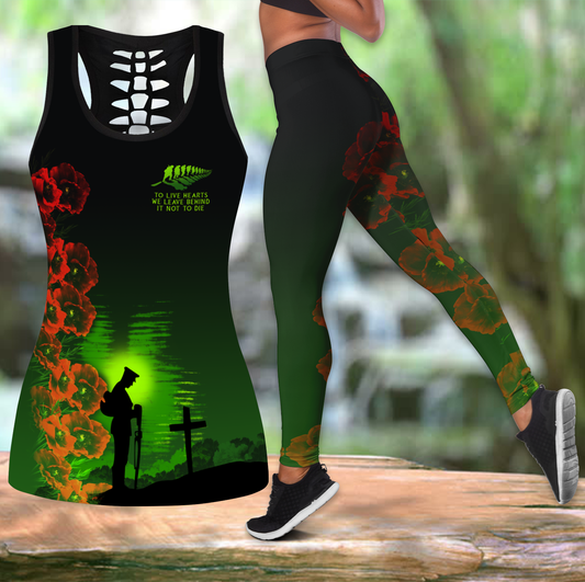 The salute to heroes tank top & leggings outfit for women