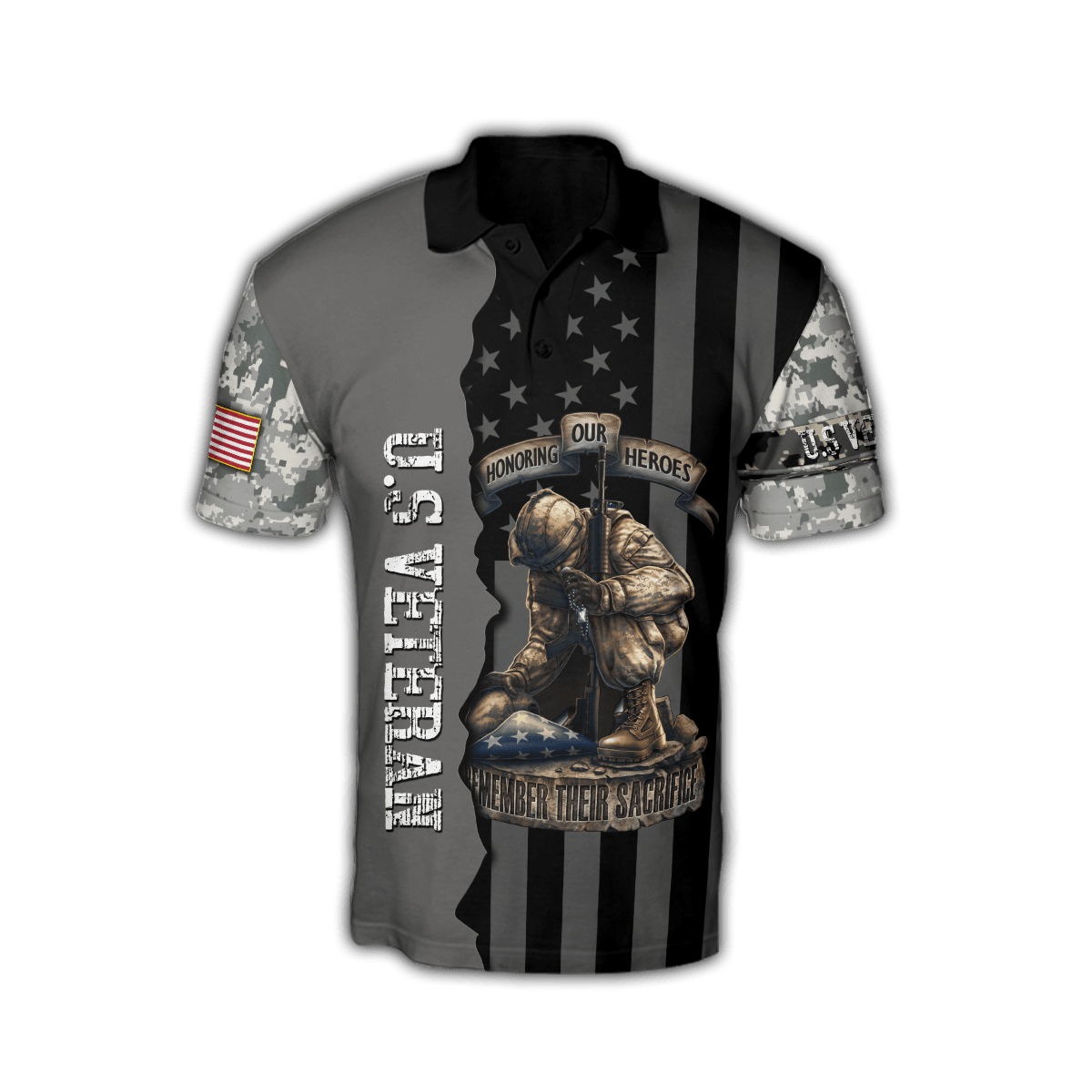 US Veteran Honoring Our Heroes Remember Their Sacrifice 3D All Over Printed Shirts For Men and Women TA09162005