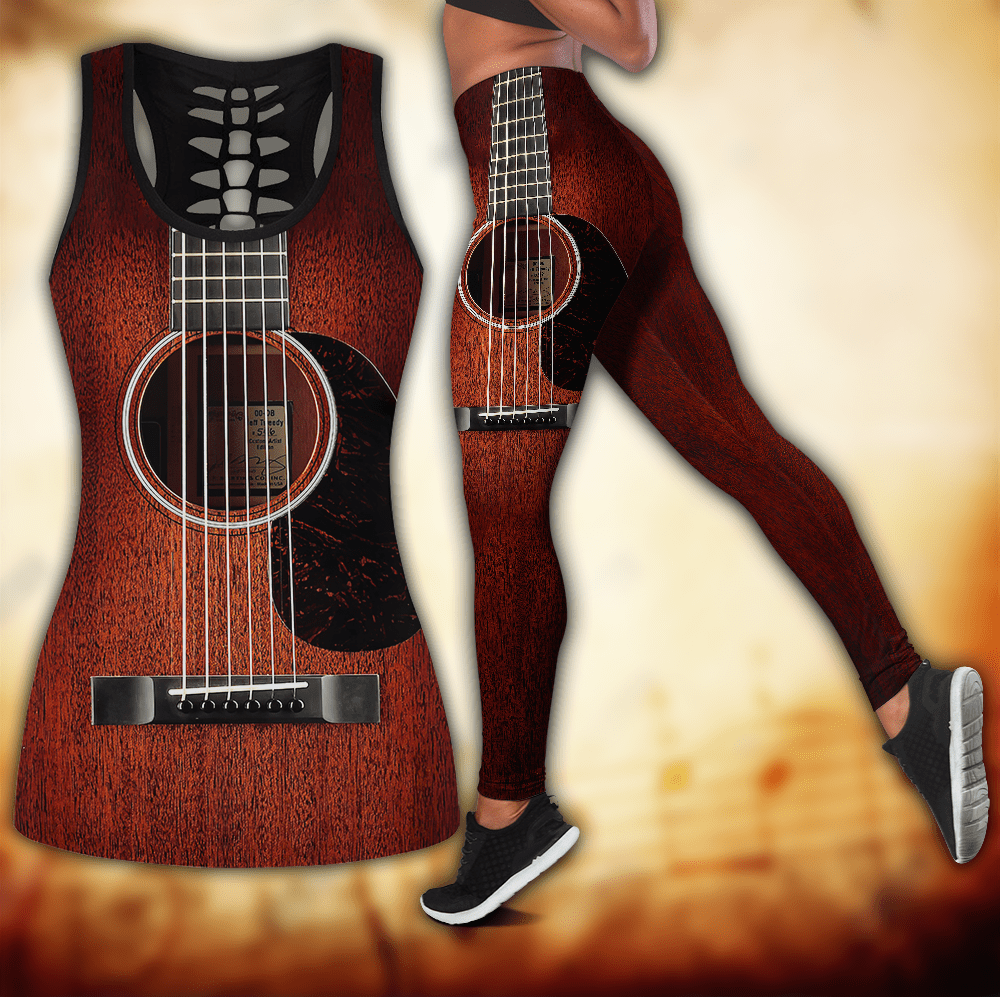 Wood Guitar Combo Tank + Legging