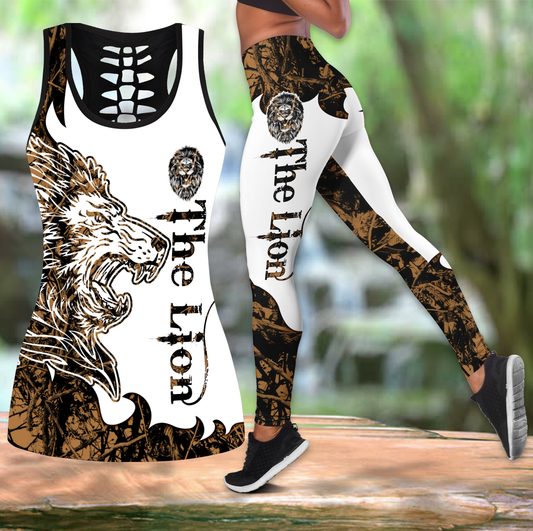 The Gold Lion Tattoo Combo Tanktop + Legging