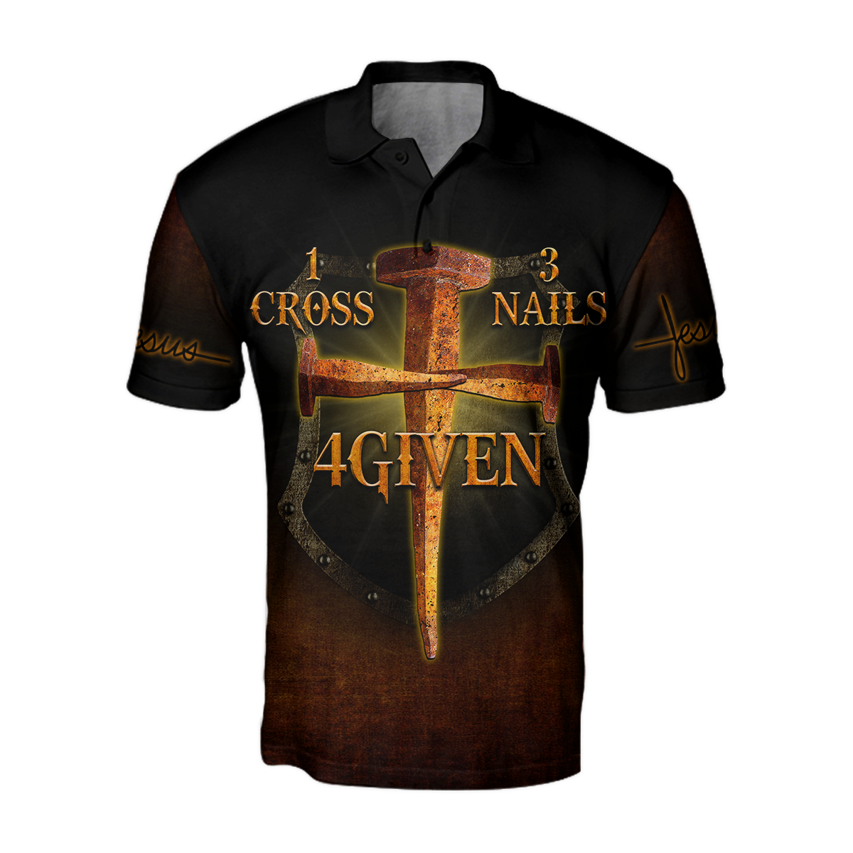 1 Cross 3 Nails 4 Given  3D All Over Printed Shirts For Men and Women Pi30062002