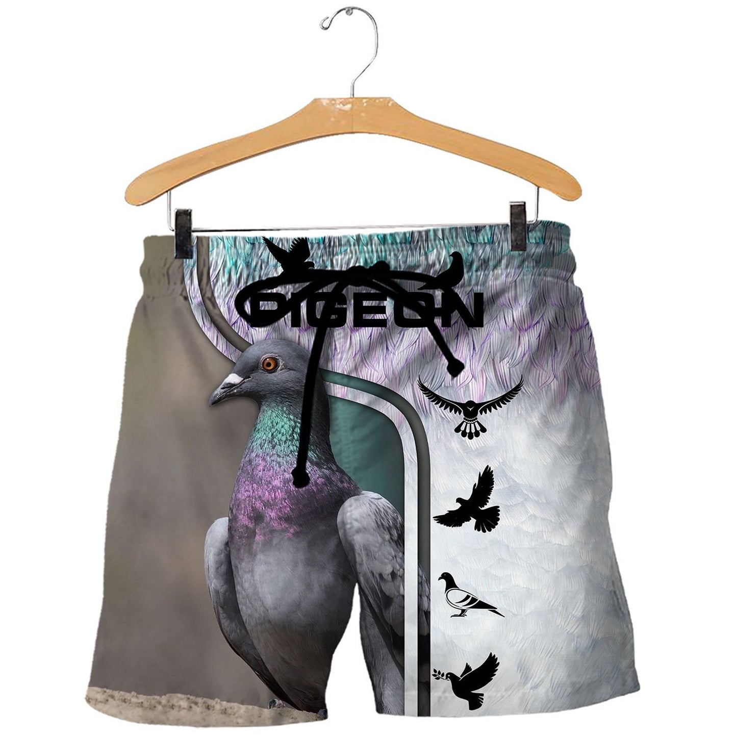 Beautiful Pigeon 3D All Over Printed Shirts TT13012004-Apparel-TT-Shorts-S-Vibe Cosy™