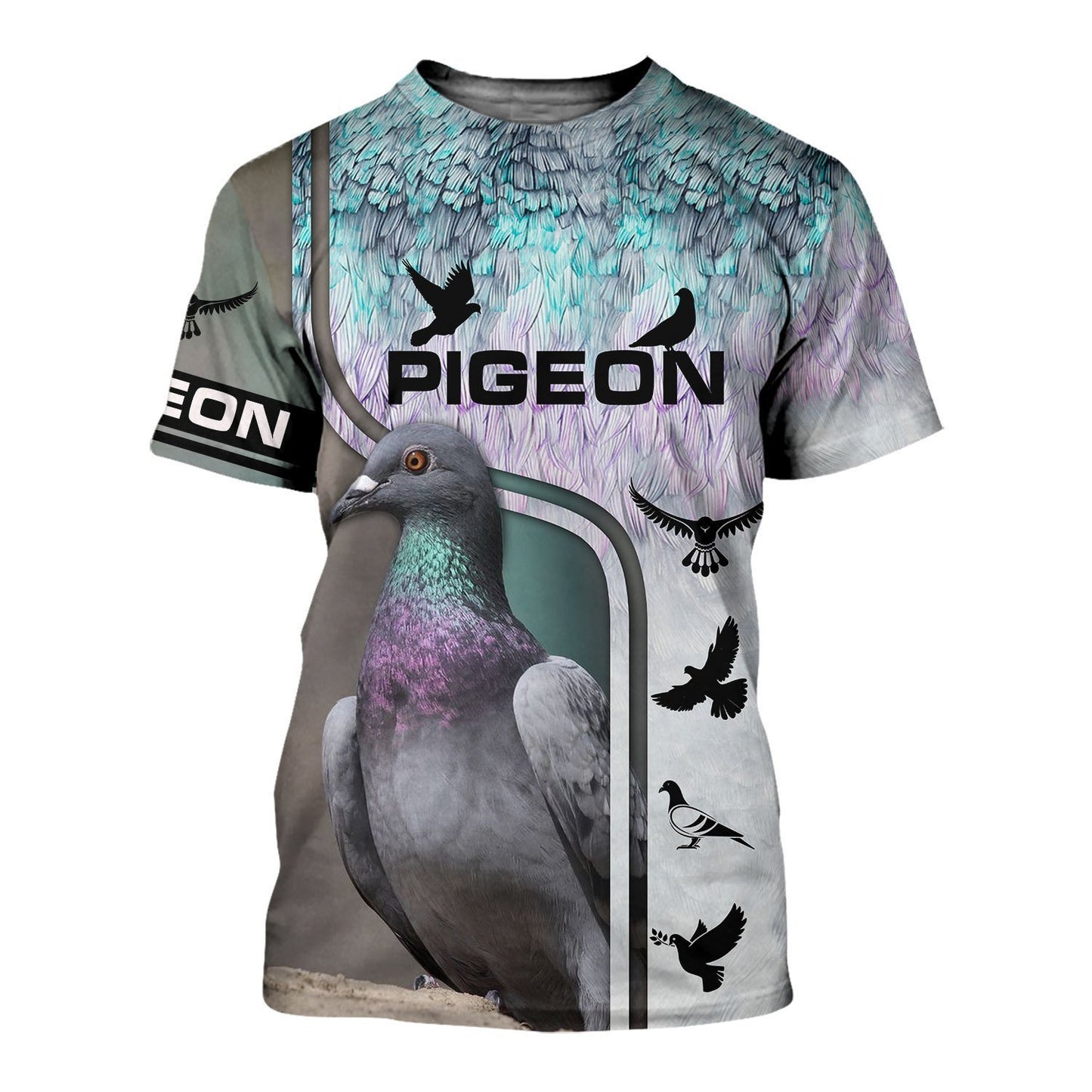 Beautiful Pigeon 3D All Over Printed Shirts TT13012004-Apparel-TT-T-Shirt-S-Vibe Cosy™