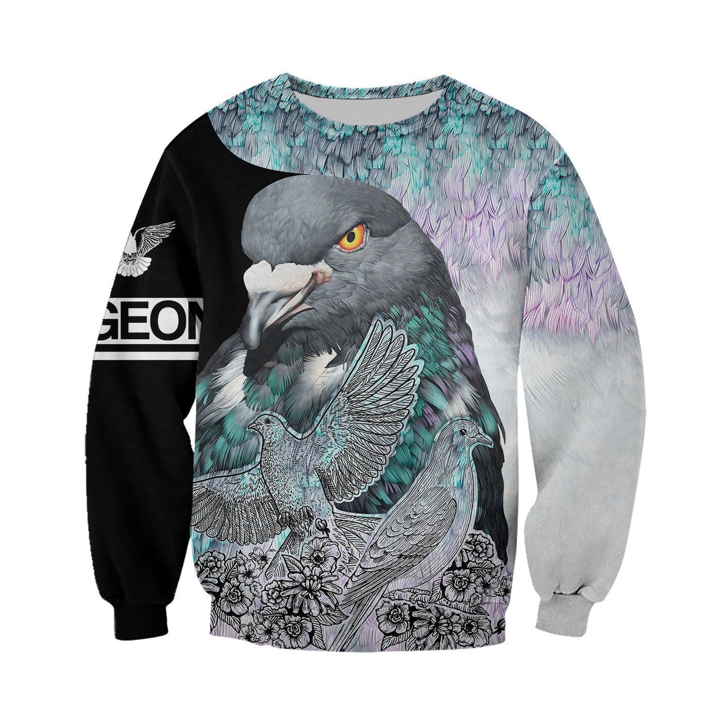 Beautiful Pigeon 3D All Over Printed Shirts TT13012003-Apparel-TT-Sweat Shirt-S-Vibe Cosy™