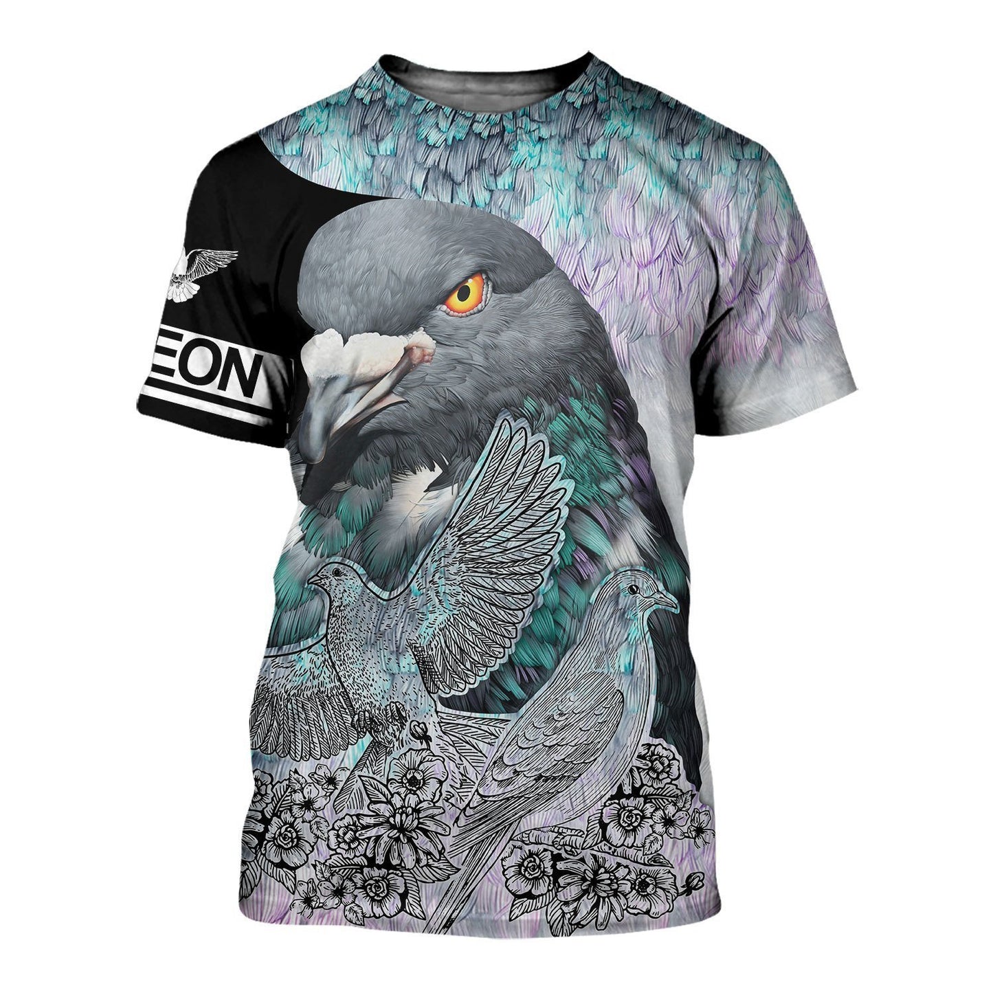 Beautiful Pigeon 3D All Over Printed Shirts TT13012003-Apparel-TT-T-Shirt-S-Vibe Cosy™