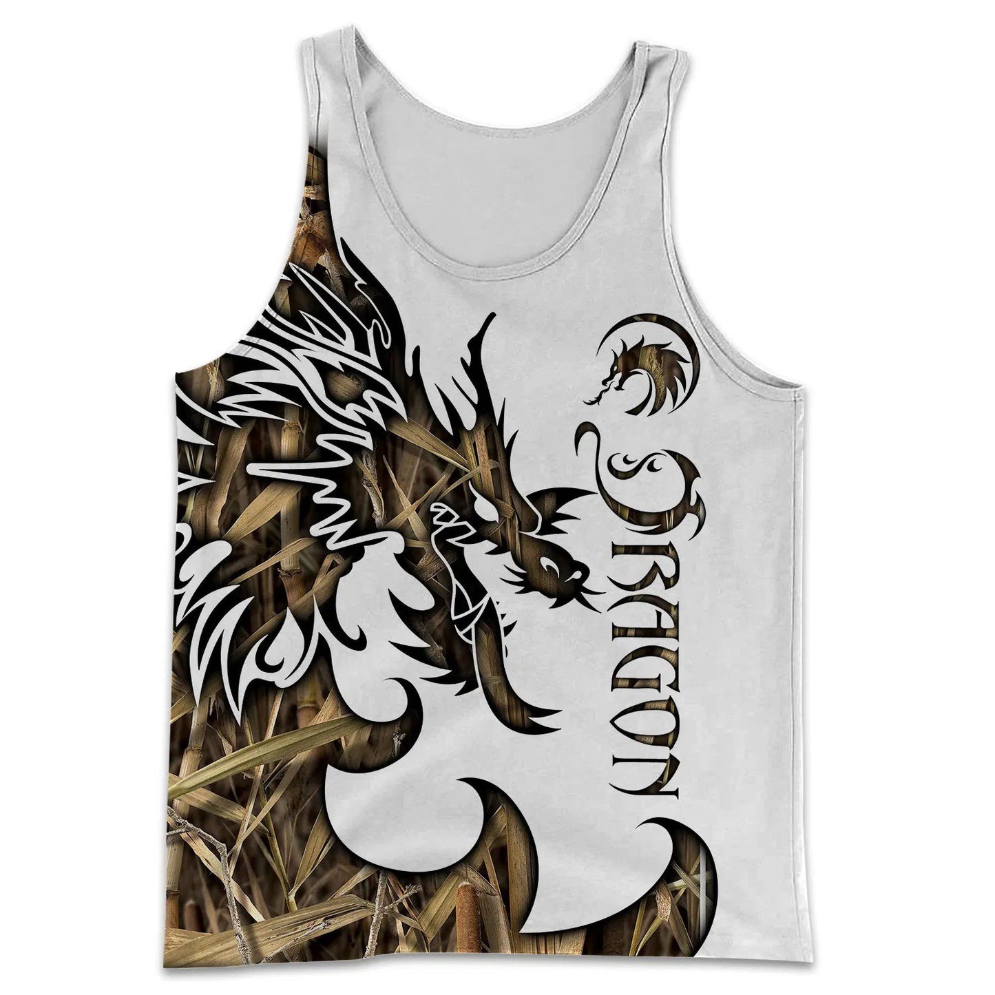 3D Tattoo and Dungeon Dragon Hoodie T Shirt For Men and Women NM050944-Apparel-NM-Tank Top-S-Vibe Cosy™