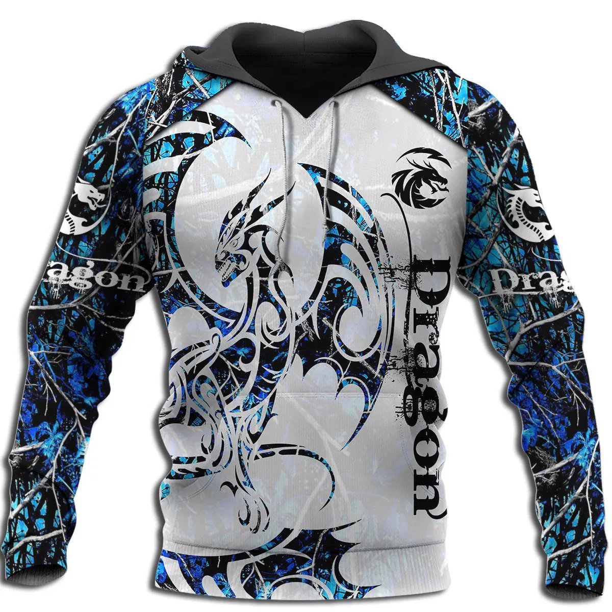 3D Tattoo and Dungeon Dragon Hoodie T Shirt For Men and Women NM050945-Apparel-NM-Hoodie-S-Vibe Cosy™