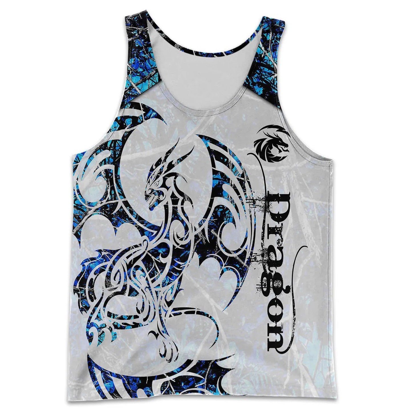 3D Tattoo and Dungeon Dragon Hoodie T Shirt For Men and Women NM050945-Apparel-NM-Tank Top-S-Vibe Cosy™