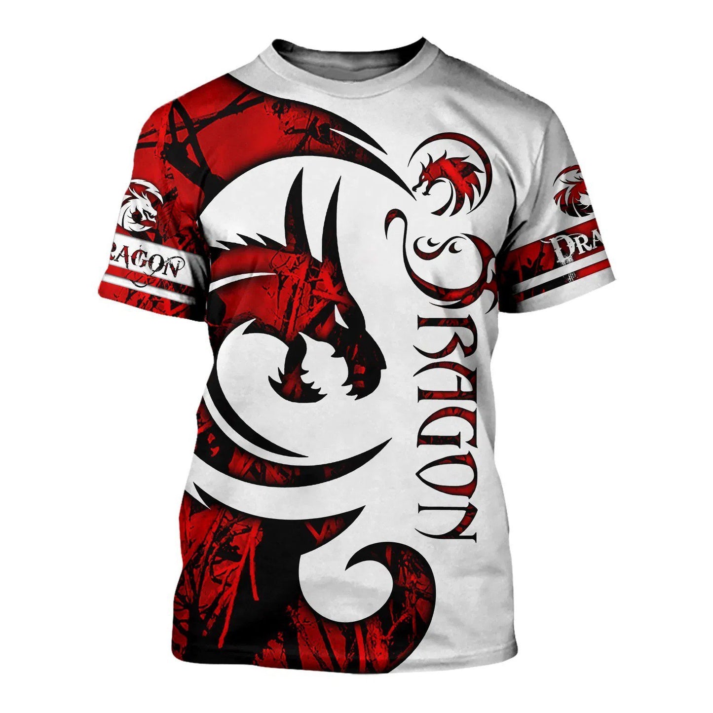 3D Tattoo and Dungeon Dragon Hoodie T Shirt For Men and Women NM050946-Apparel-NM-T-Shirt-S-Vibe Cosy™