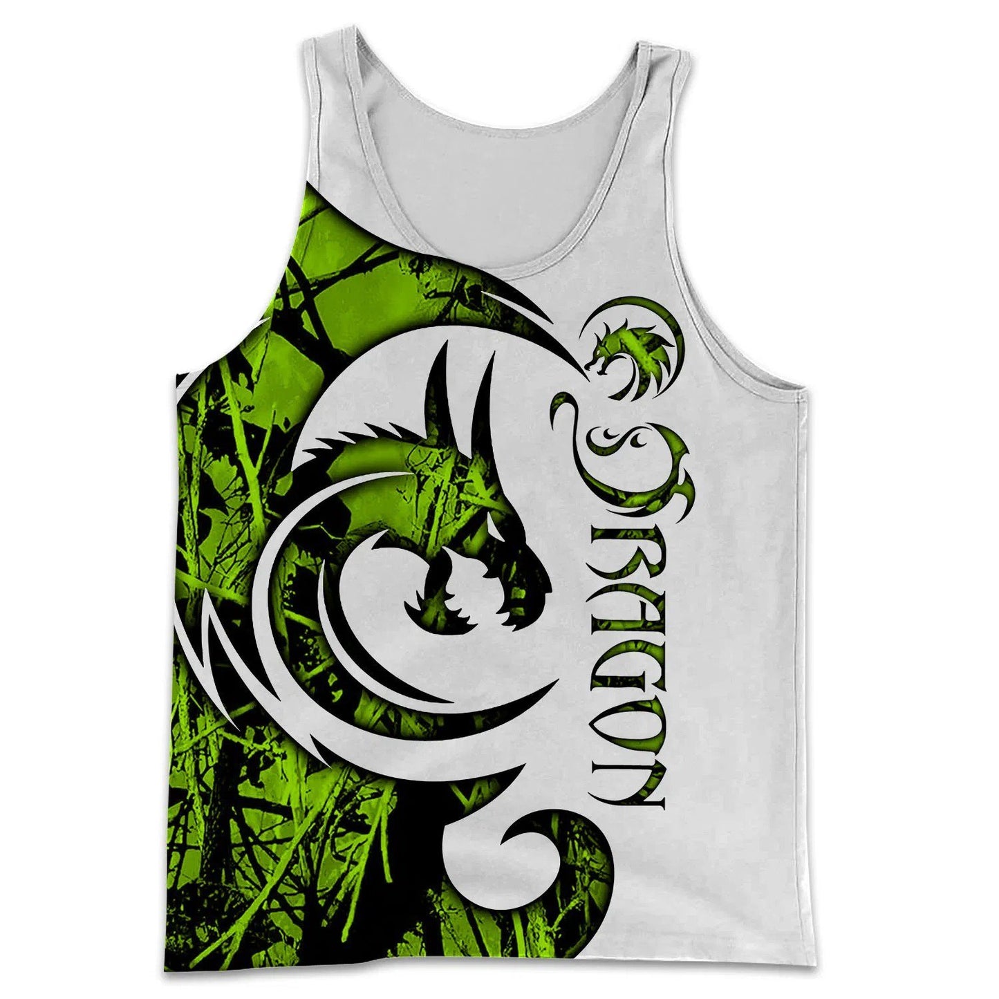 3D Tattoo and Dungeon Dragon Hoodie T Shirt For Men and Women NM050947-Apparel-NM-Tank Top-S-Vibe Cosy™