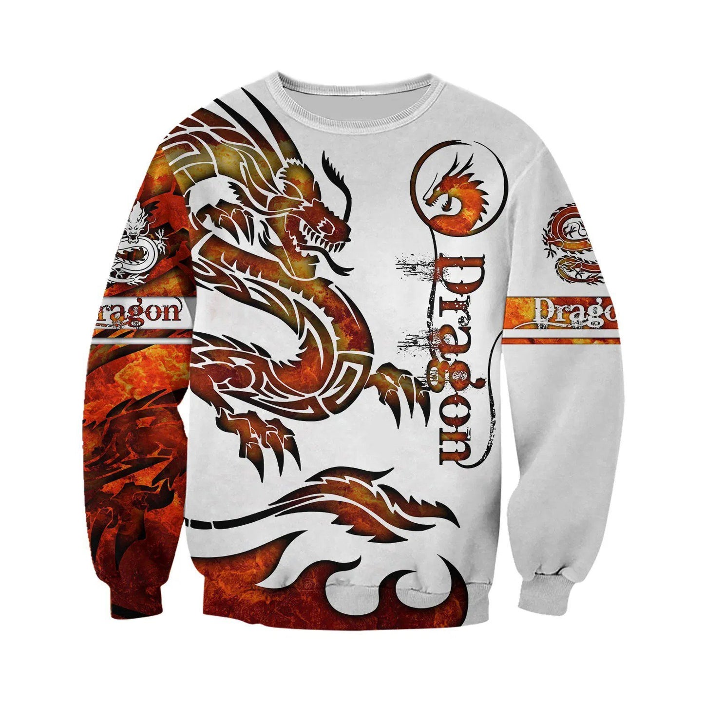 3D Tattoo and Dungeon Dragon Hoodie T Shirt For Men and Women NM050948-Apparel-NM-Sweatshirts-S-Vibe Cosy™