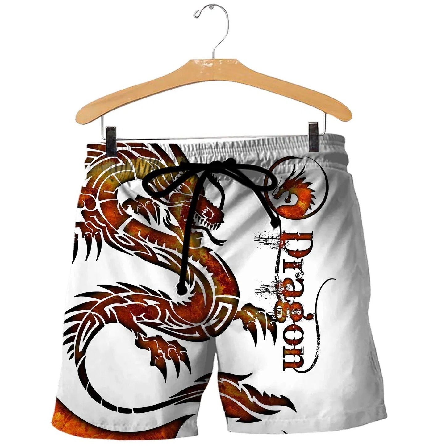 3D Tattoo and Dungeon Dragon Hoodie T Shirt For Men and Women NM050948-Apparel-NM-Shorts-S-Vibe Cosy™
