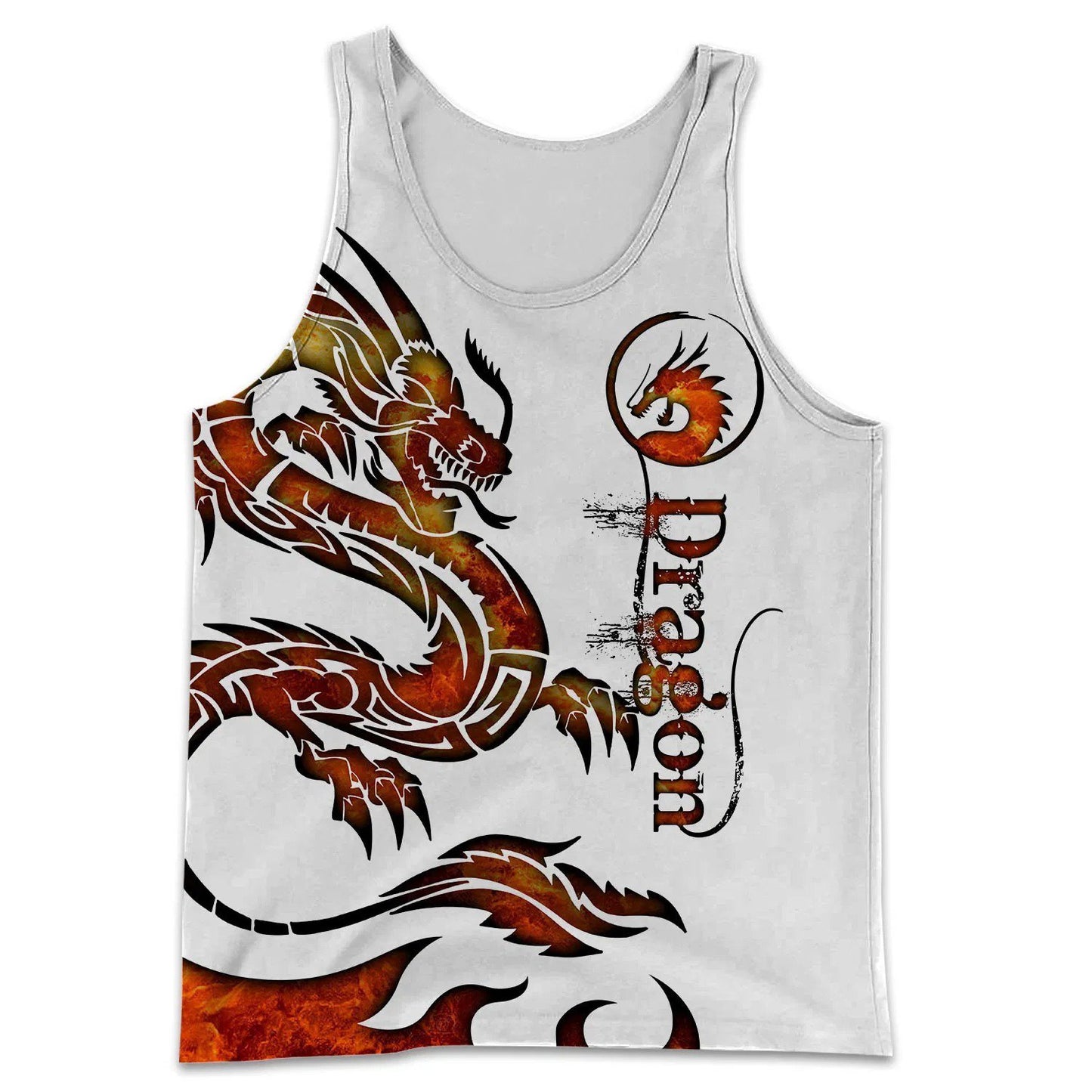 3D Tattoo and Dungeon Dragon Hoodie T Shirt For Men and Women NM050948-Apparel-NM-Tank Top-S-Vibe Cosy™