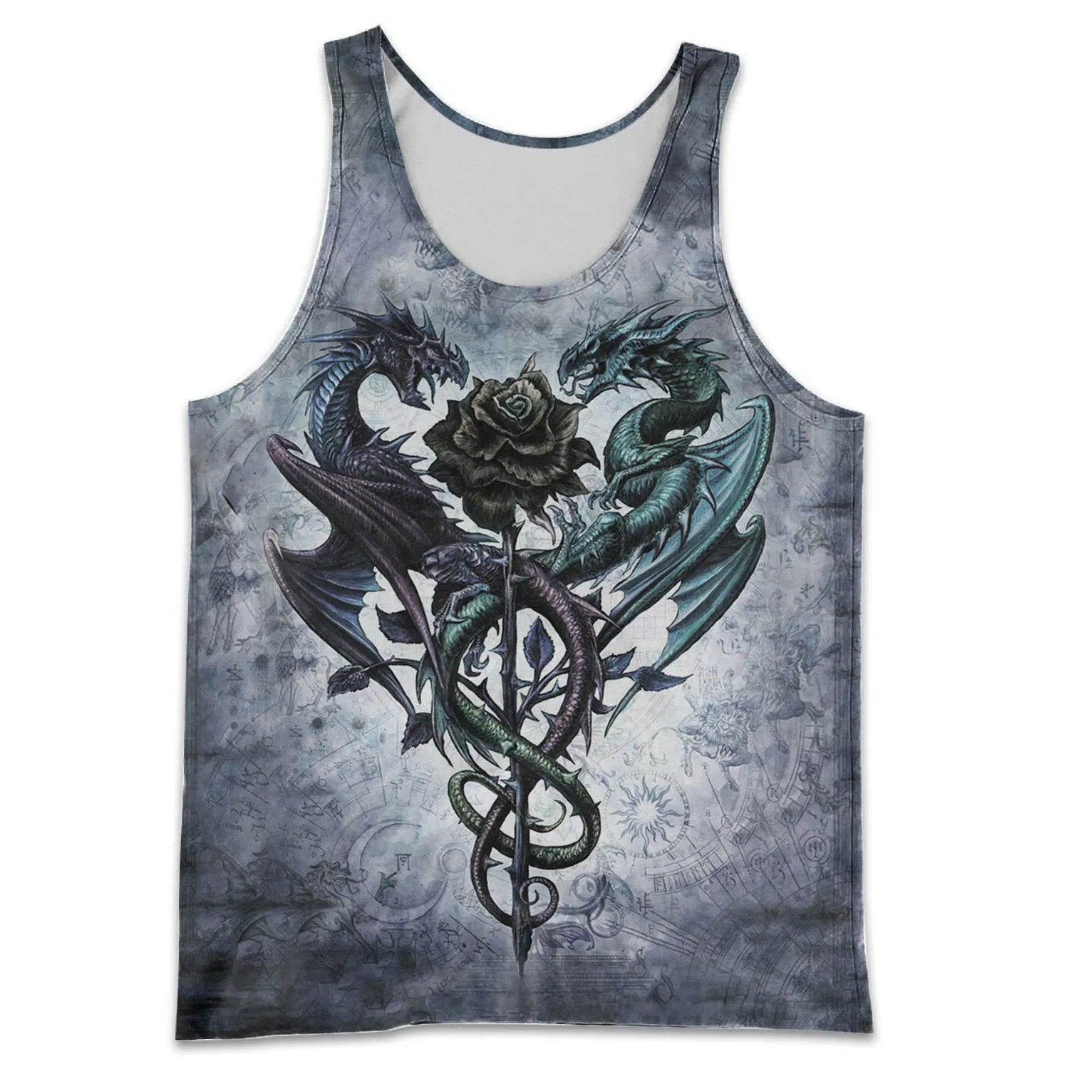 3D Tattoo and Dungeon Dragon Hoodie T Shirt For Men and Women HD111-Apparel-NM-Hoodie-S-Vibe Cosy™