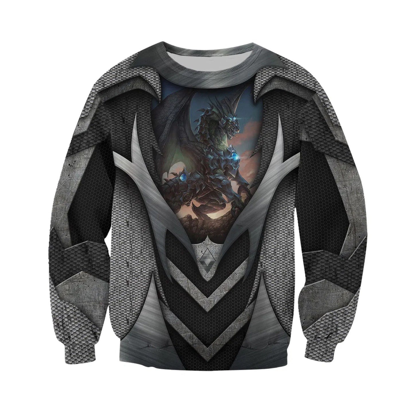 3D Tattoo and Dungeon Dragon Hoodie T Shirt For Men and Women NM050951-Apparel-NM-Sweatshirts-S-Vibe Cosy™