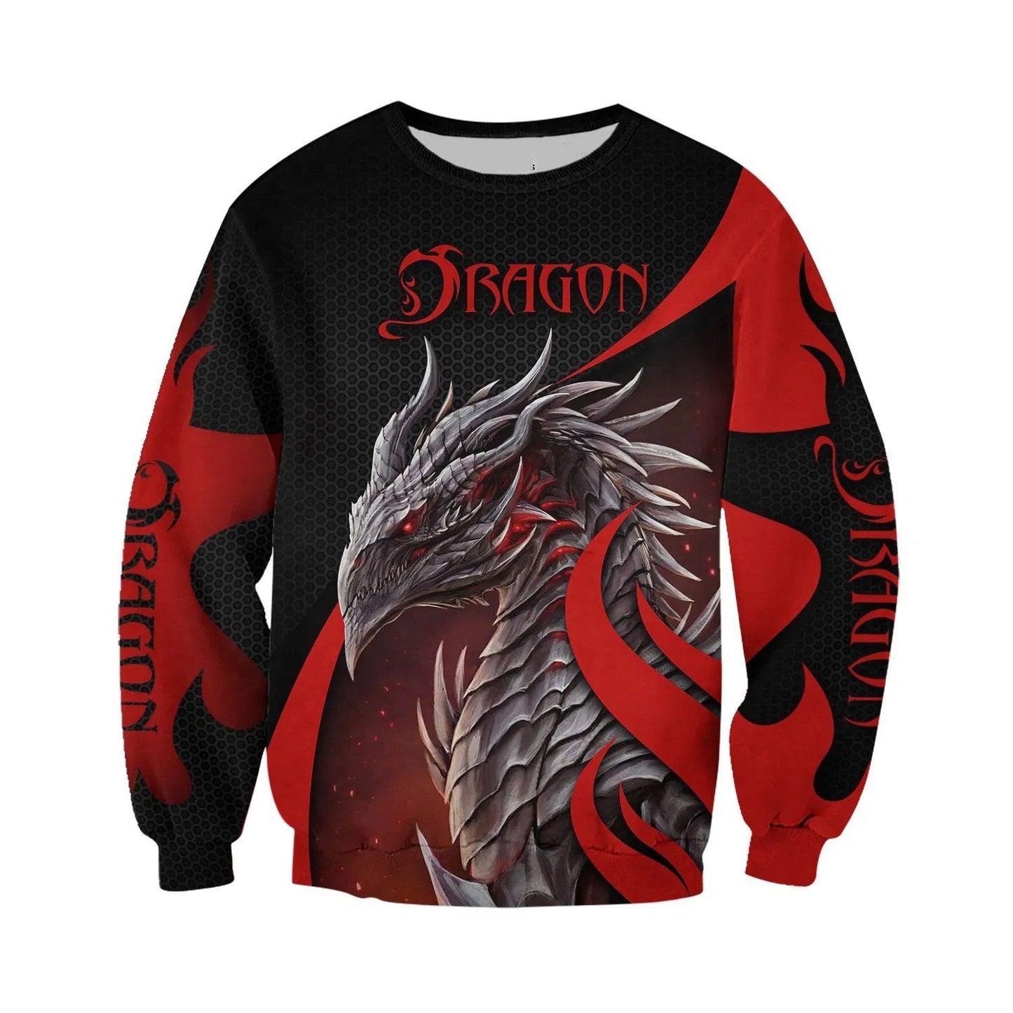 3D Tattoo and Dungeon Dragon Hoodie T Shirt For Men and Women NM050958 - Amaze Style™-Apparel