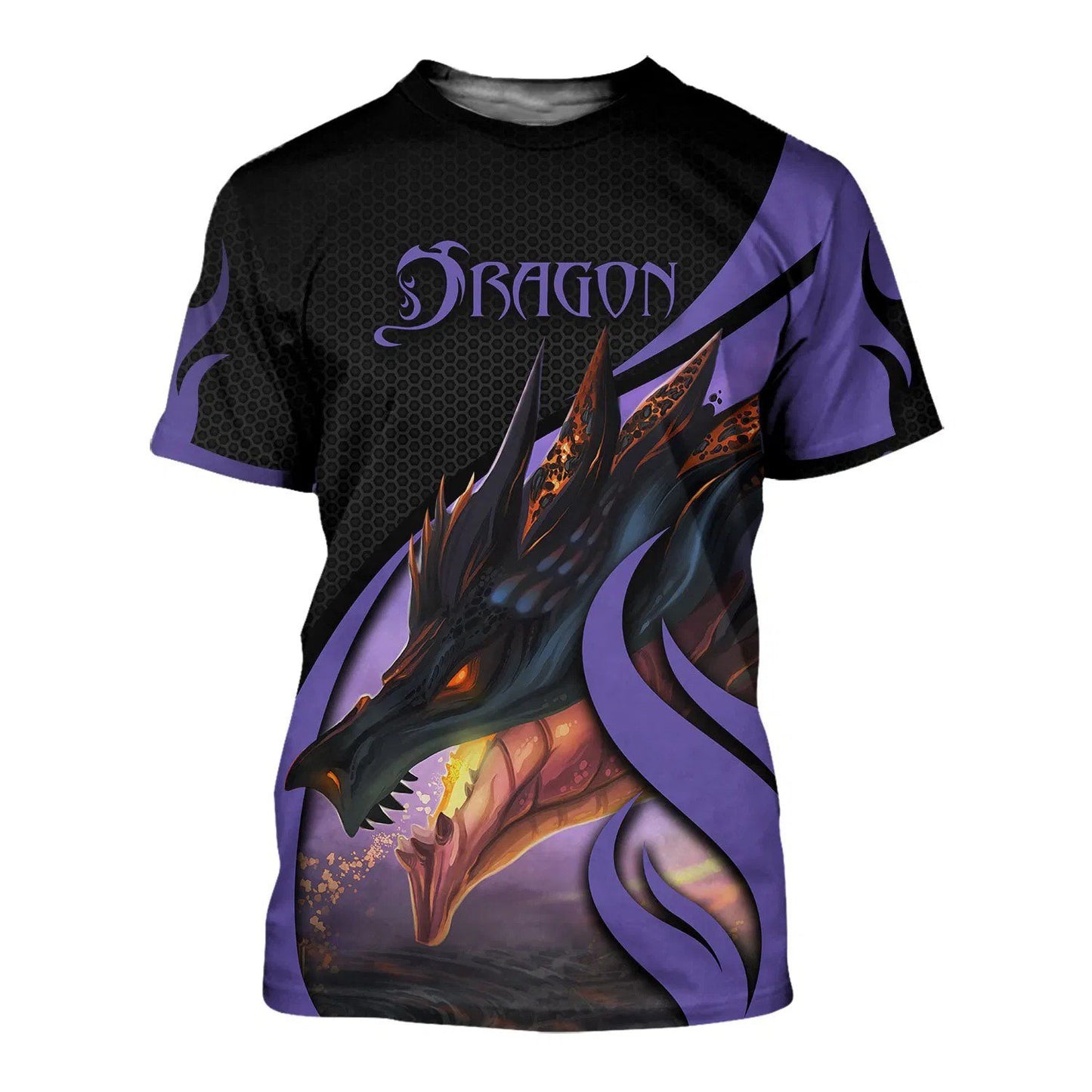 3D Tattoo and Dungeon Dragon Hoodie T Shirt For Men and Women NM050963-Apparel-NM-T-Shirt-S-Vibe Cosy™